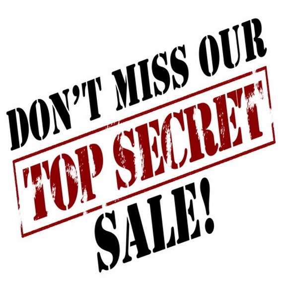 Secret Sale Coupon Code
