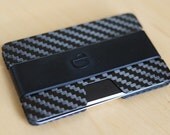 Carbon fiber wallet, key wallet, credit card wallet, womens and mens wallet, minimalist wallet, slim wallet, modern design, N wallet