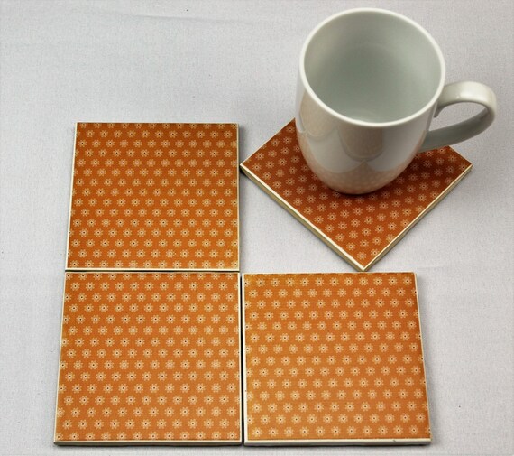 Items similar to Tile Coasters Set of 4 on Etsy