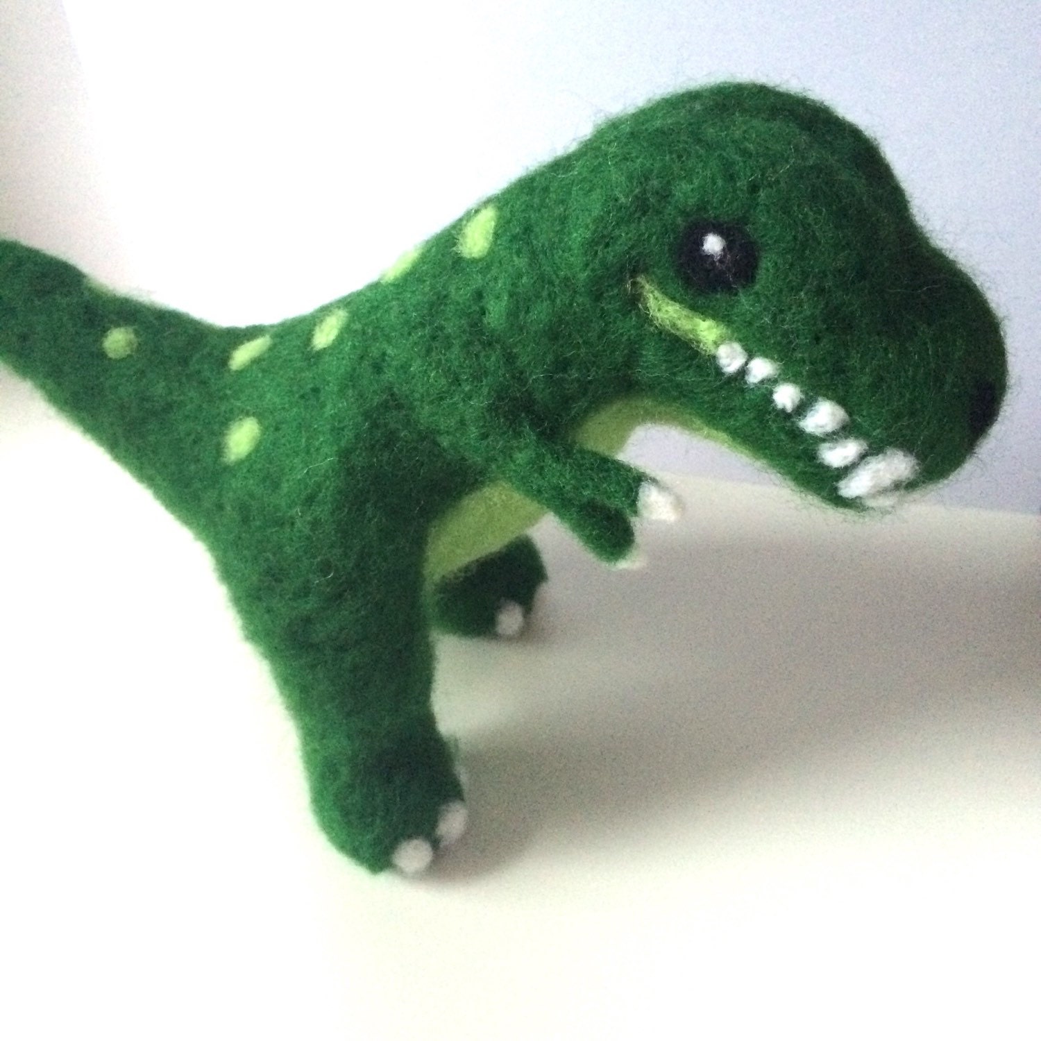Large Needle felted dinosaur t rex handmade wool