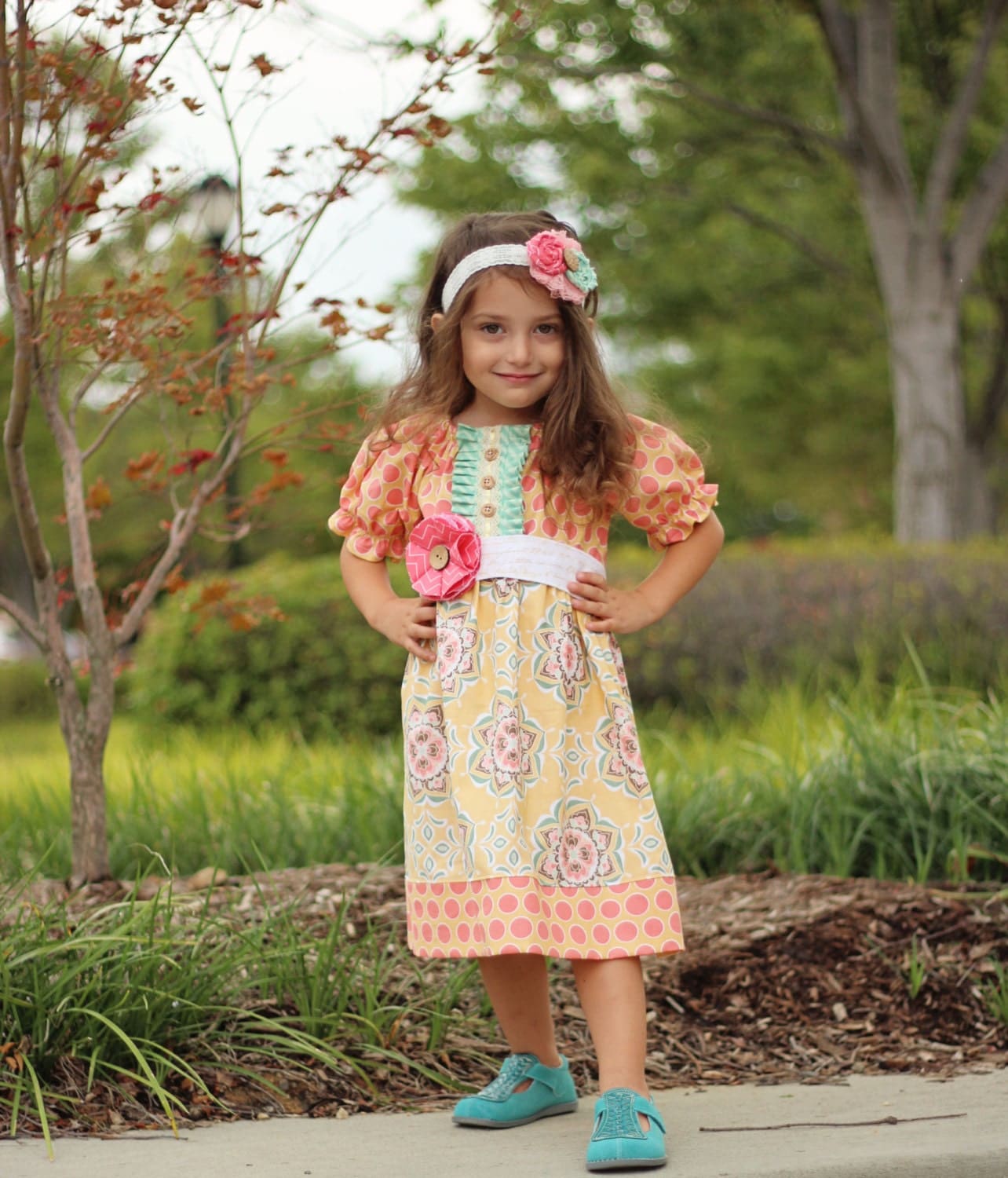 Samantha Toddler girls dress boutique Girls by MarmaladeClothing