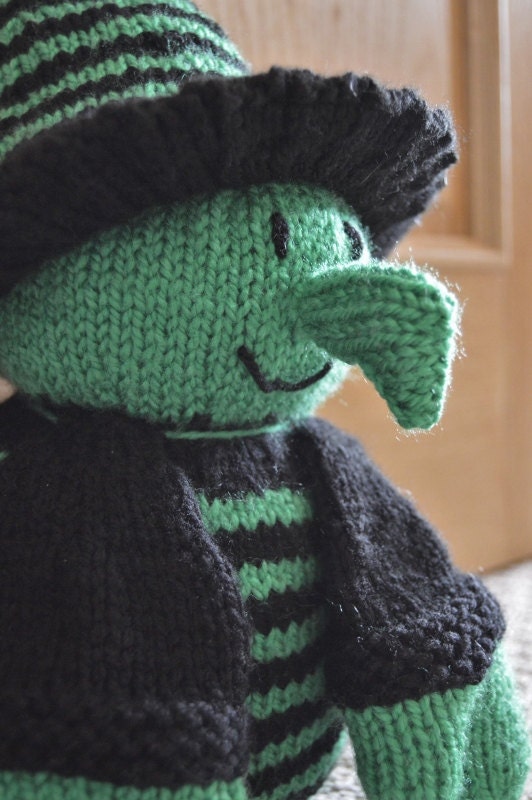 KNITTING PATTERN - Witch Doorstop from KnittingByPost on ...
