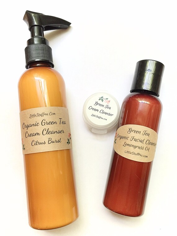 Organic GREEN TEA Cream Cleanser Face Wash Deep by LittleStuff4u