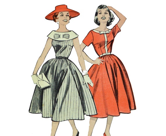Vintage 50s Dress Patterns 1950s Full Skirt Pattern Vintage 50s Dress Patterns 1950s Full Skirt Pattern