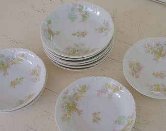 Haviland Berry Bowls Set of 10 The Bretagne Limoges Made in France
