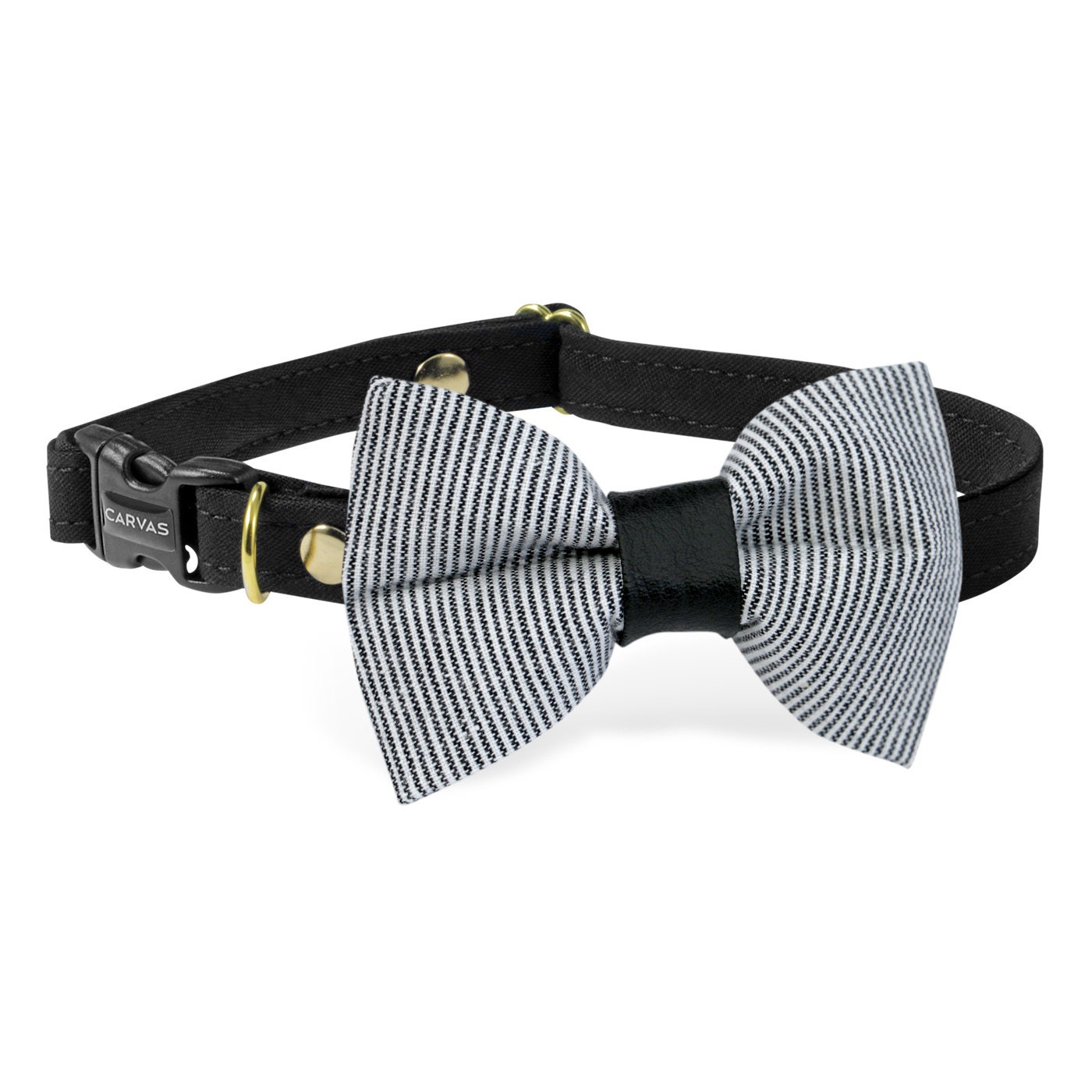 Alexander Nero Cat Collar Bow Tie Set with Breakaway Safety