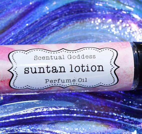 SUNTAN LOTION Perfume Oil Smell like a Sun Goddess at the