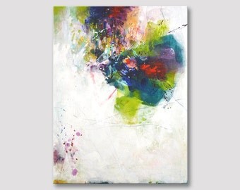 Original large abstract painting modern art by ARTbyKirsten