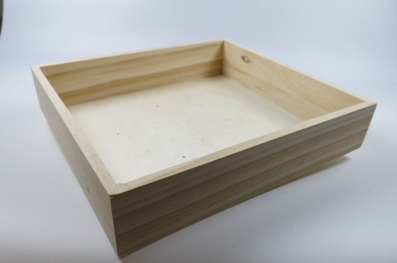 wooden toy box without lid