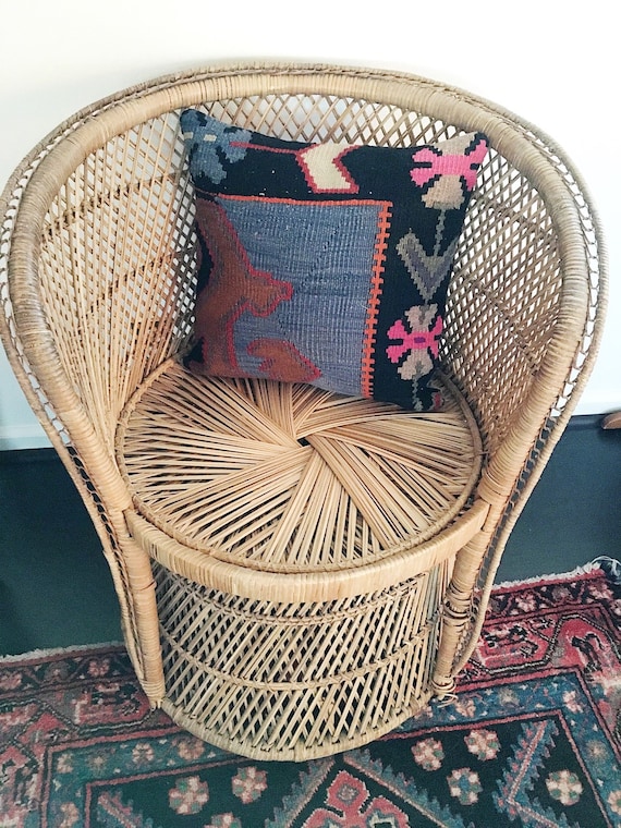 RESERVED BohoVintage Wicker Chair
