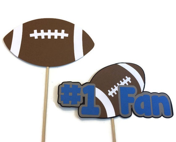 Photo Booth Props 2 Piece Football Themed Photo Booth Props