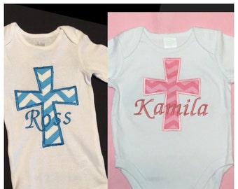 Personalized Baptism, Christening, and Dedication Onsie Celebration Baby Boy or Girl