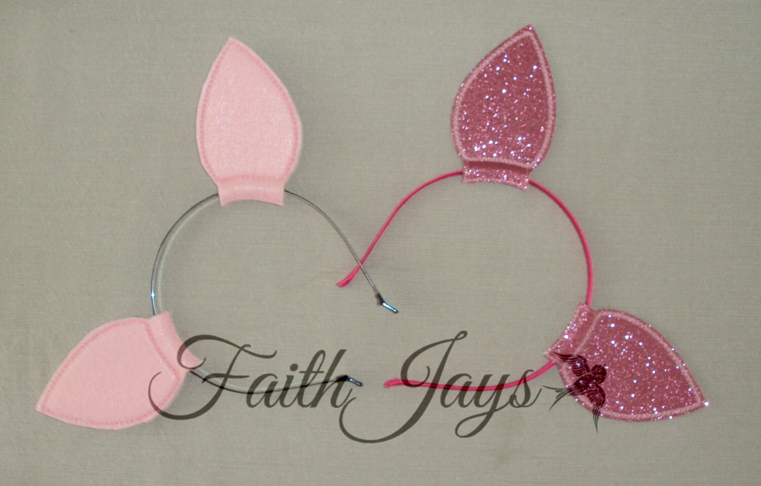 Pig or Piglet Ears Headband by HalleJayShoppe on Etsy