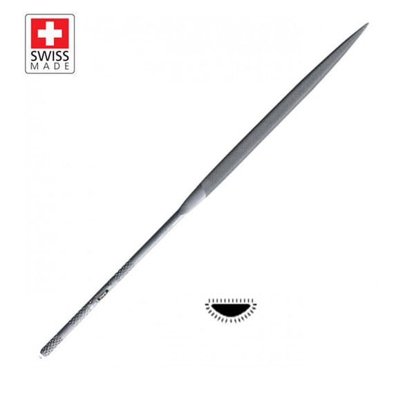 Grobet Vallorbe Swiss Made Needle File Half Round Cut 2 by Waymil