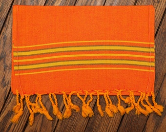 Items similar to Beige Kikoy from Tanzania/ Safari print Kikoy fabric ...