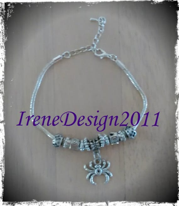 Handmade Sterling 925 Bracelet with Silver Beads by IreneDesign2011