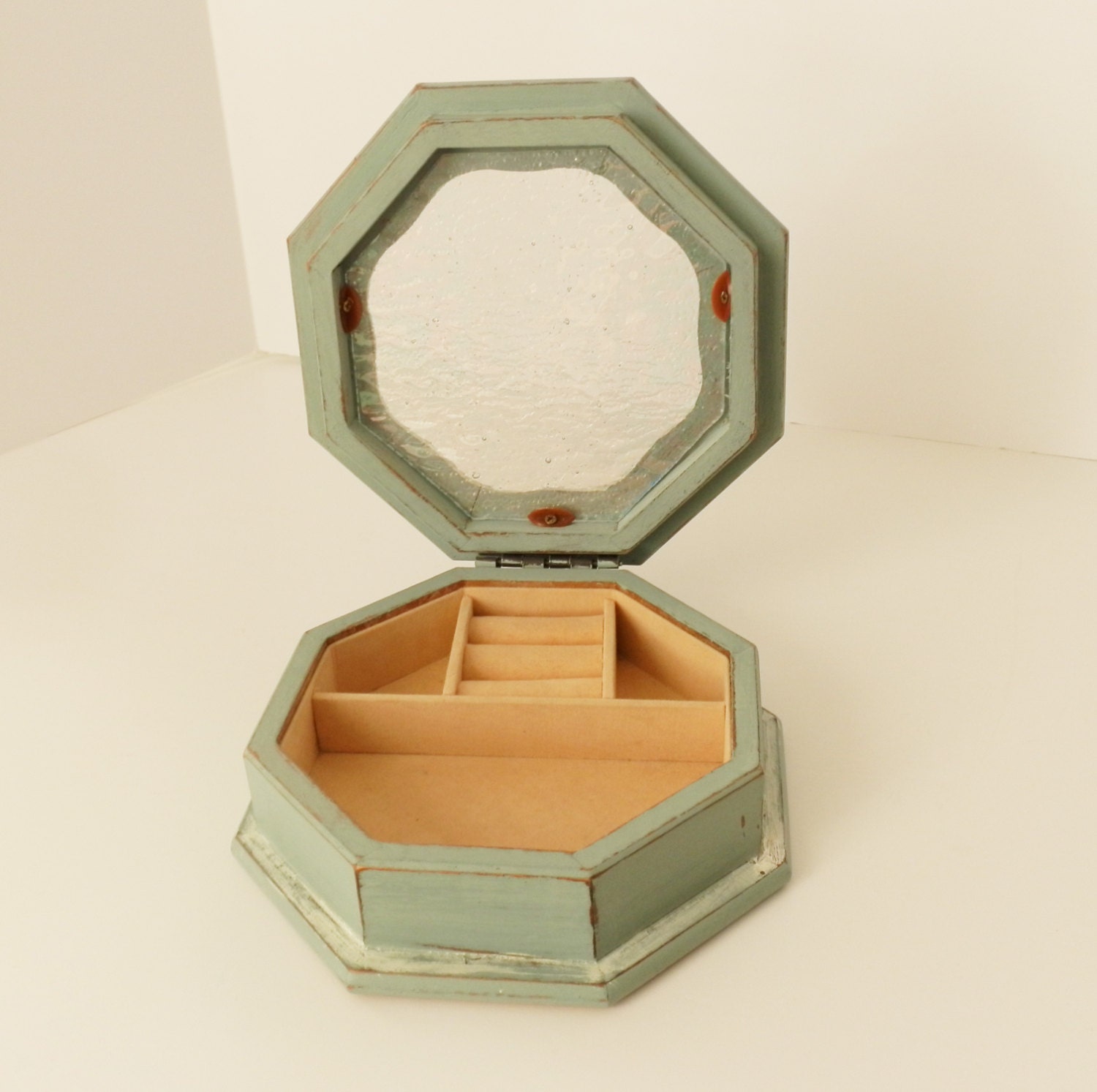 Ladies Girls Small Jewelry Box Upcycled by TreasuresbyMarylou