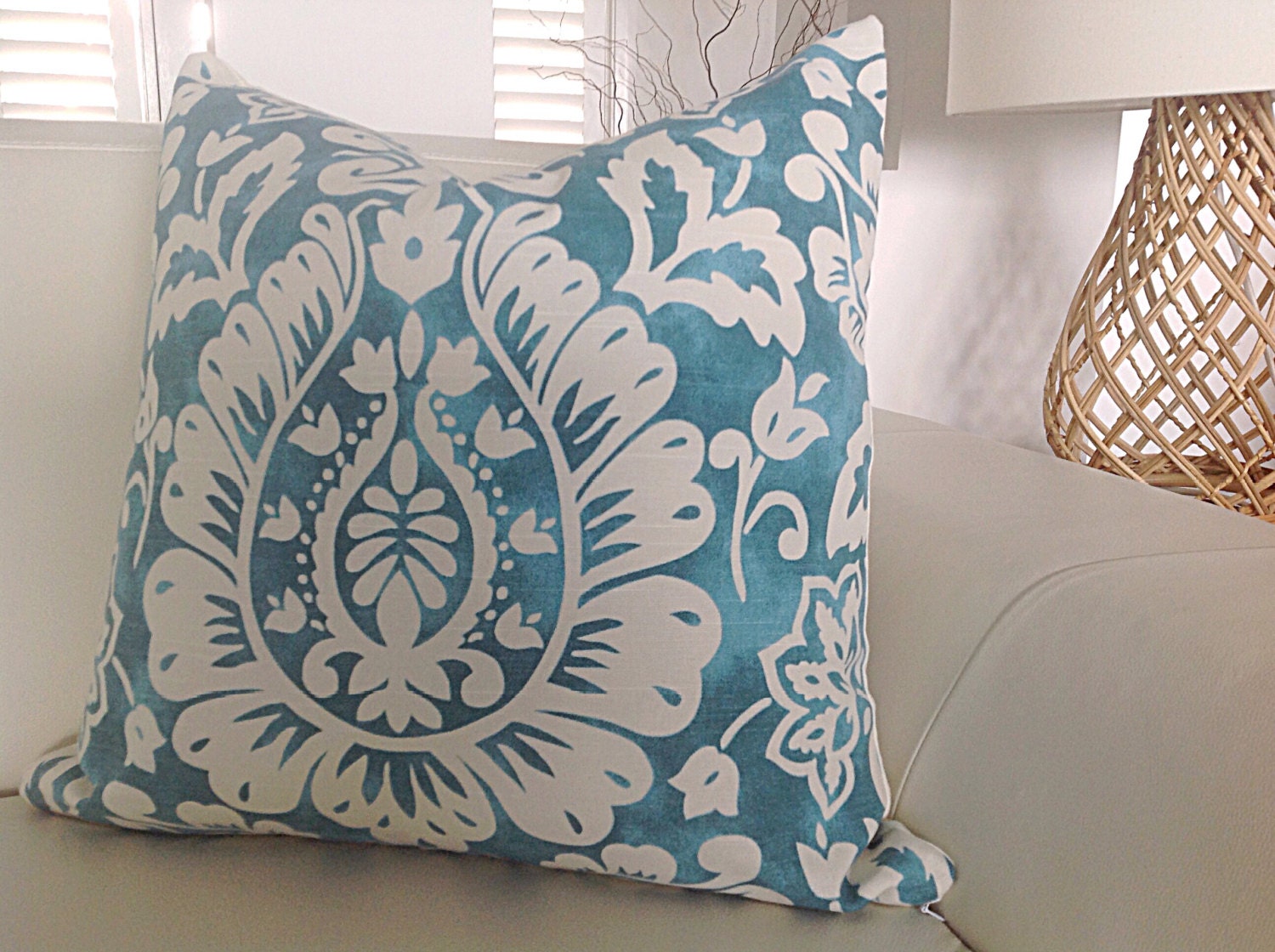 Turquoise Cushions Turquoise Pillows Tropical Pillows Ravello