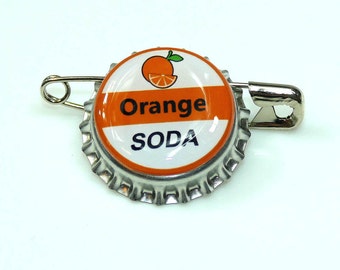 Disney UP ORANGE SODA bottle cap pin