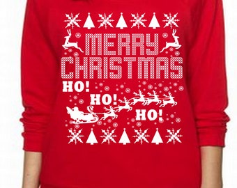 Items similar to merry christmas. Christmas sweater. Tacky christmas sweater. Christmas 