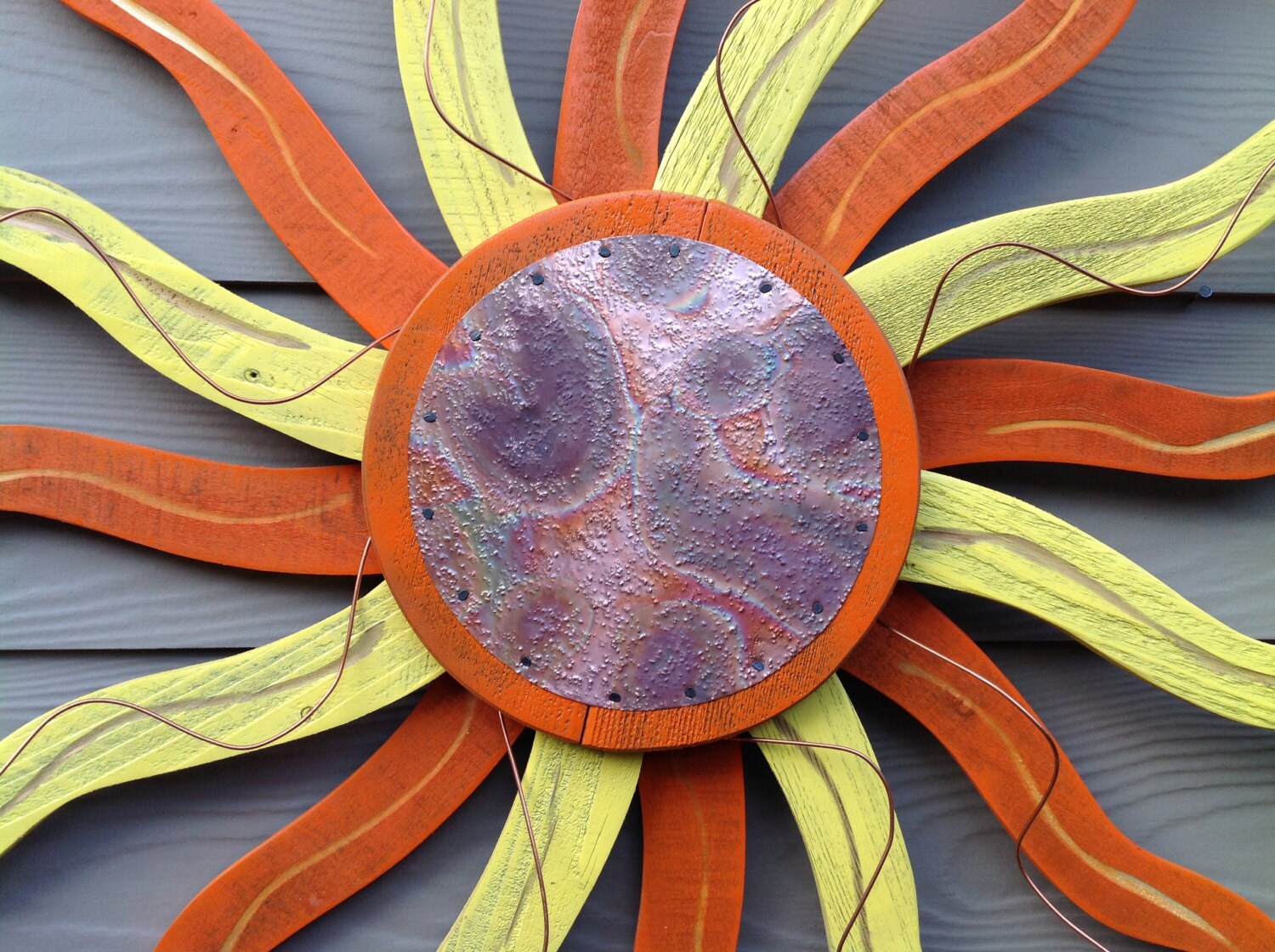 Rustic Wood Sun Rustic Home Decor Sun Sunburst by stonewoodrustics