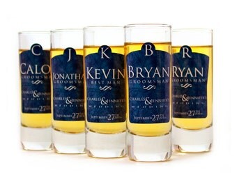 Groomsmen Gifts // Wedding Favors Shooter Shot Glass