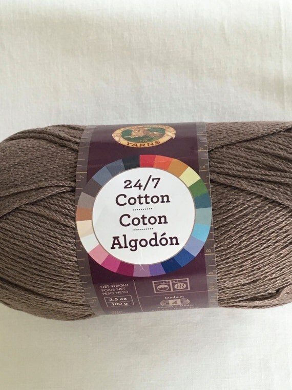 Lion Brand 24/7 Cotton worsted weight