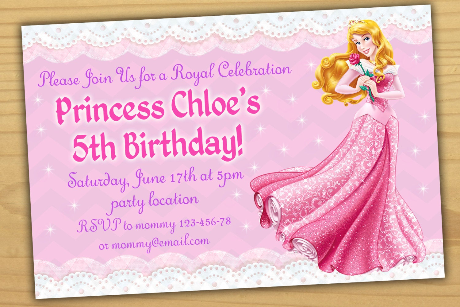 Princess Aurora Invitation 9