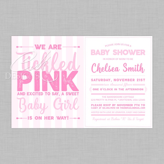 Tickled Pink Invitations 8