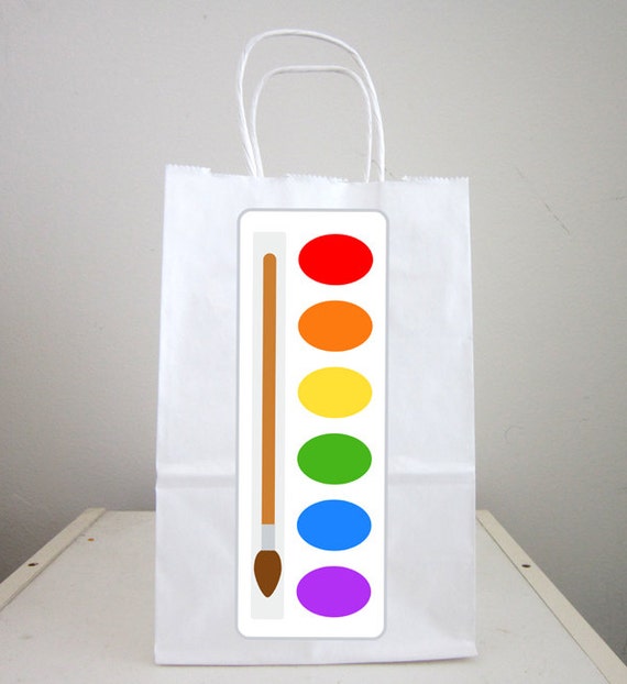 Painting Party Goody Bags Painting Party Favor Bags Painting