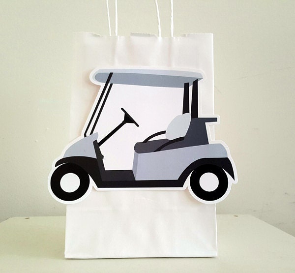 Golf Cart Goody Bags Golfing Goody Bags Golfing Party by CraftyCue