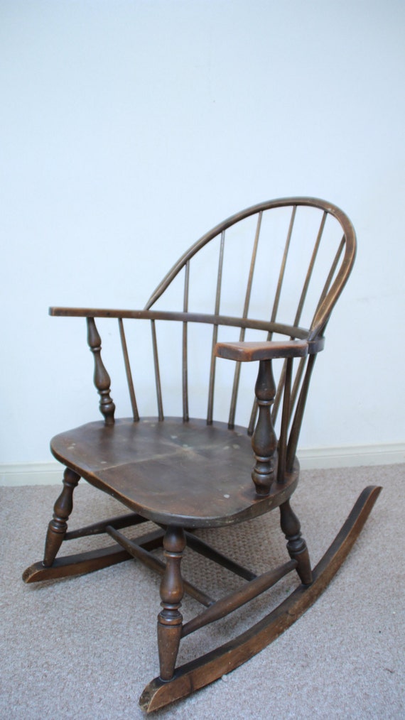 Antique Rocking Chair Heywood Wakefield by KaliforniaVintage