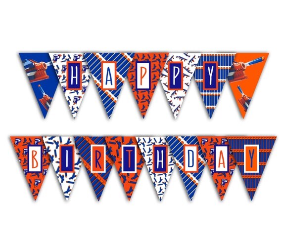 Nerf Banner Printable Nerf Party Happy Birthday Banner Nerf