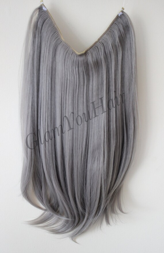 1618SECRET Syn HALO wire hair extension / inch by GlamYouHair