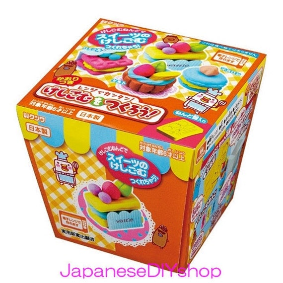 Kutsuwa Japanese DIY Eraser making kit Sweets