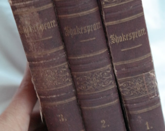 Shakespear, Shakespeare, William Shakespear works, translated in German 1871