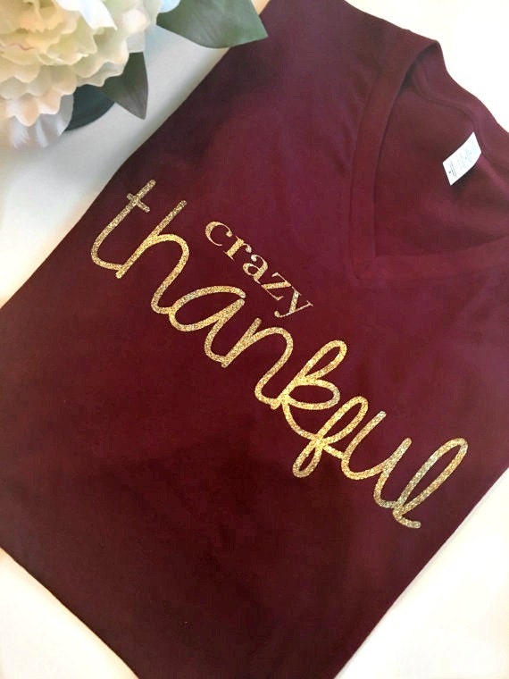 Download Items similar to Thanksgiving Shirts, Thankful Shirt ...