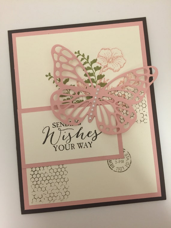 Stampin Up Mothers Day Card Butterfly Basics Handmade