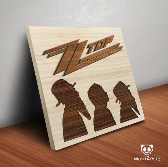 Items similar to ZZ Top Inspired Bamboo Home Decor - ZZ Top Gift on Etsy