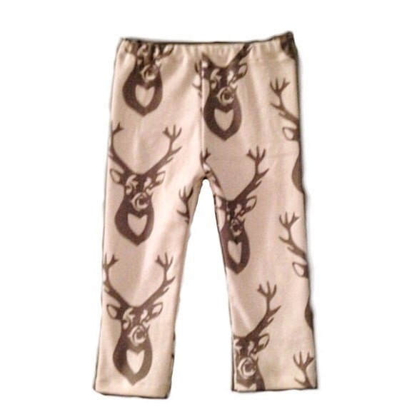 Items similar to Organic Baby Deer Leggings on Etsy