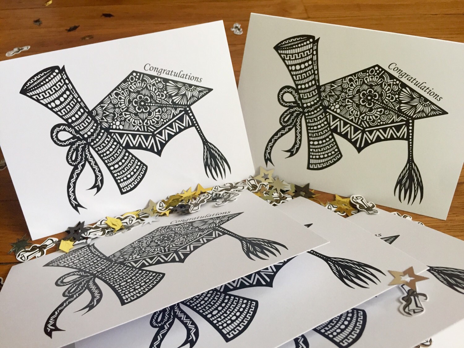 Zentangle Graduation Card