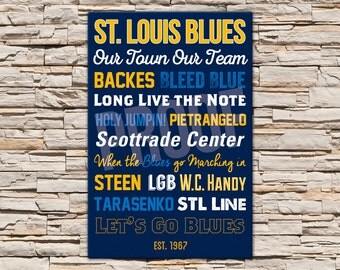 St. Louis Blues Art - Canvas or Poster