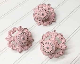 Cabinet Knobs-24 Colors/Dresser Knobs/Drawer Pulls/Knobs/Shabby Chic/Knob/Shabby Chic Knobs/The Shabby Store/Drawer Knobs/Nursery/Pulls