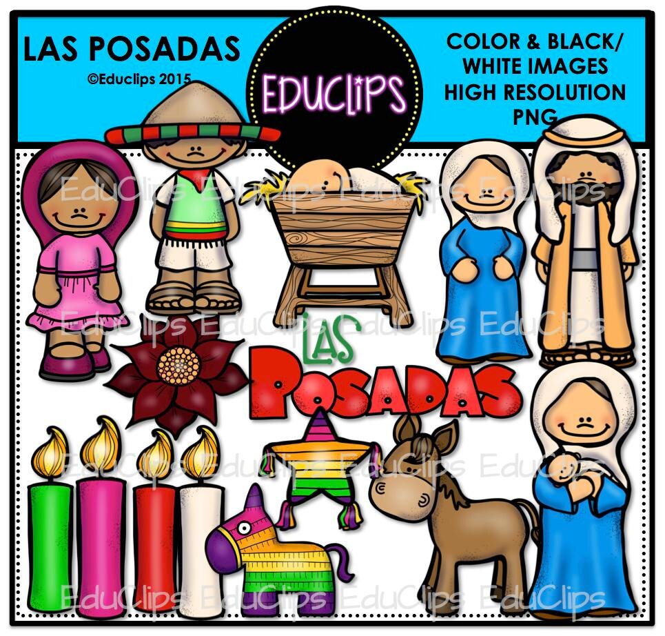 Las Posadas Clip Art Bundle