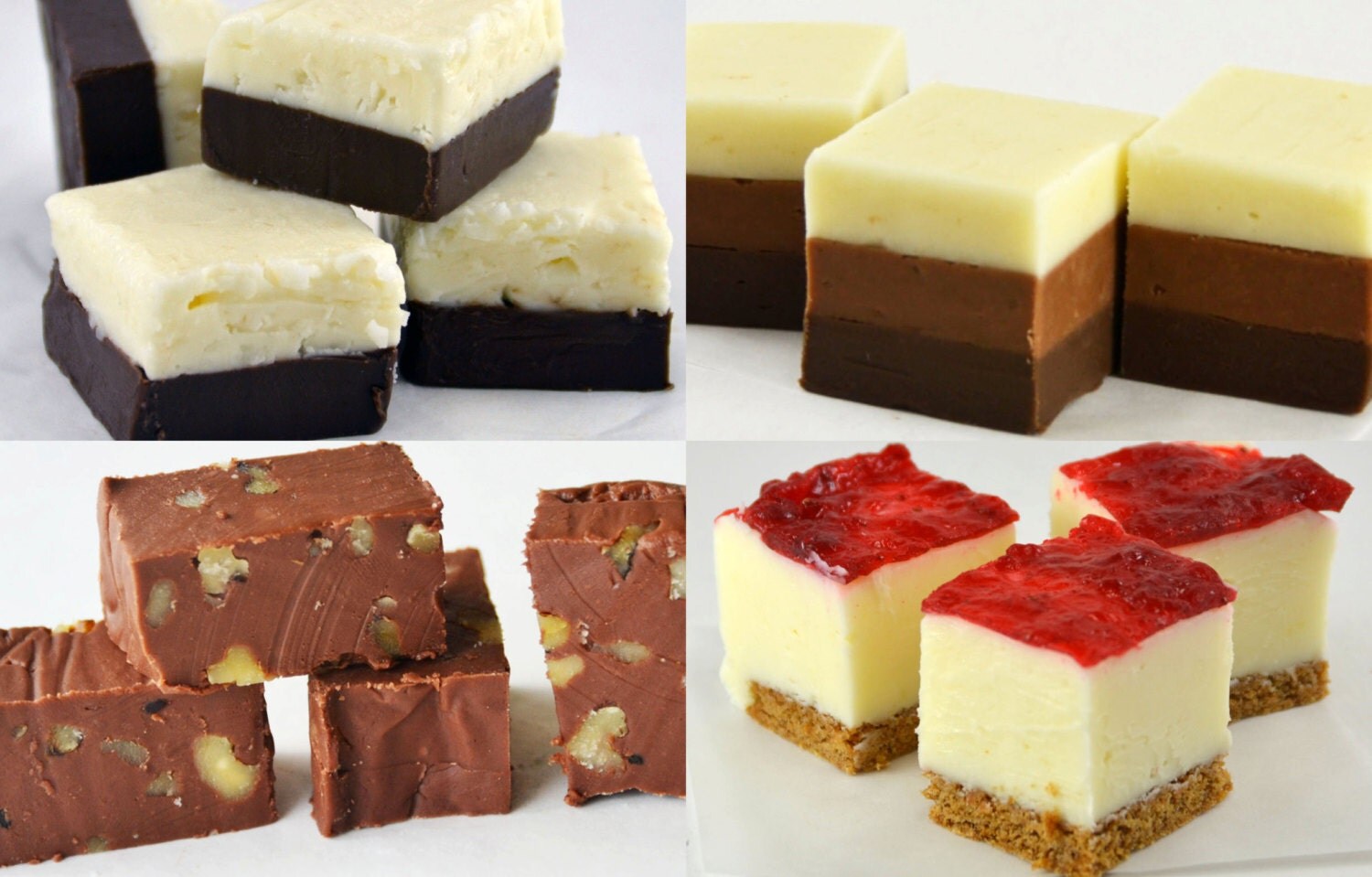 Gourmet Fudge Sampler 1 lb Gift Fudge Creamy Homemade Fudge
