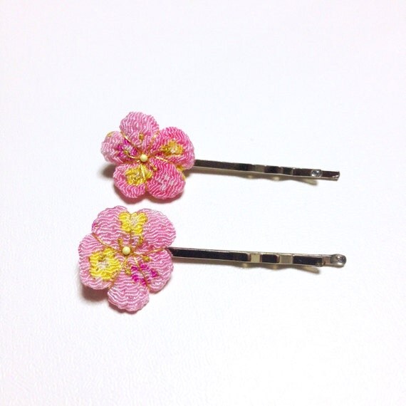 Japanese hair pin Set of 2 bobby pins japanese hair