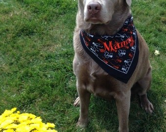 Halloween Dog Bandana Embroidered Personalized
