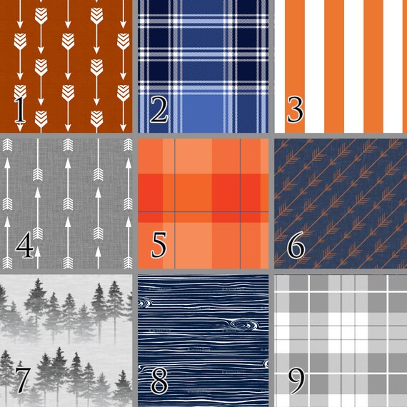 Mini Lumberjack Baby Bedding Rustic Plaid Premium Crib