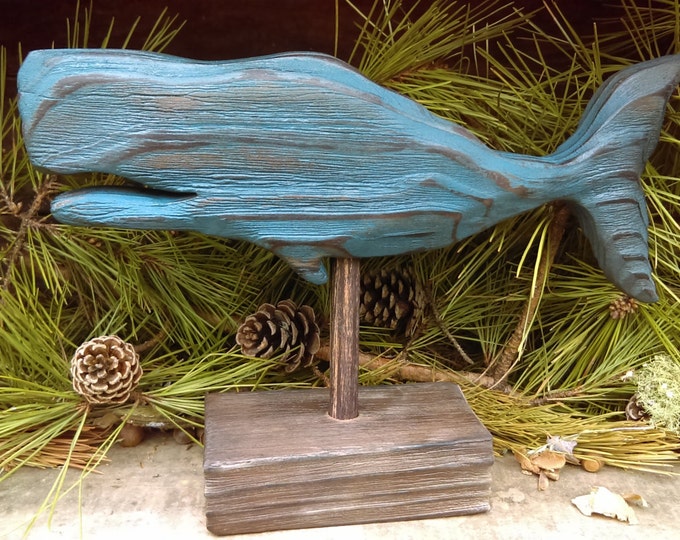 Hand Carved Whale