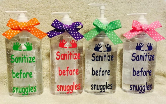 Sanitize Before Snuggles Refillable Hand Sanitizer Newborn
